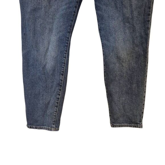Old Navy Women's Medium Wash Blue Cotton/Spandex Mid-Rise OG Straight Secret Sli - Picture 6 of 12